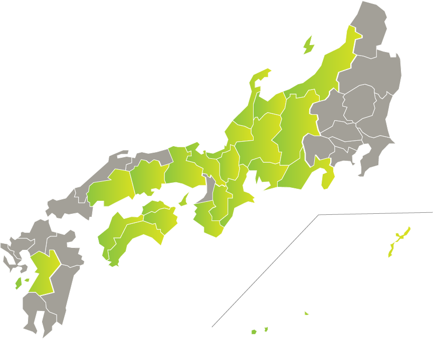 ATMの全国分布図